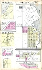 Balsam Lake, Richardson, Lewis, Dresser Jct. Sumertime Farm, Cushing, Milltown, Grand View, Polk County 1914